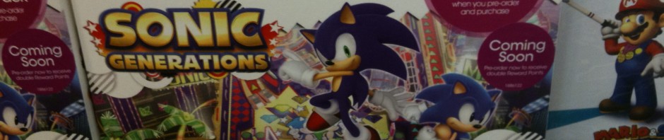 GAME Offering Sonic Generations Pre-Order DLC Pack in the UK