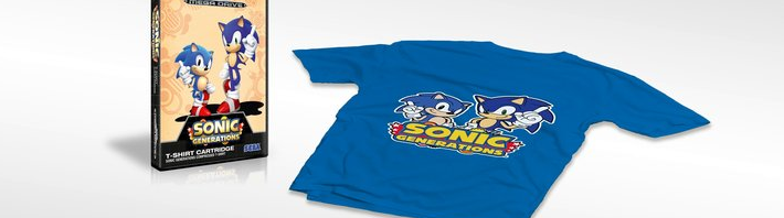 SEGA Signs VMC to Produce Sonic Accessories in the UK, Spain Gets Sonic Generations T-Shirt Pack