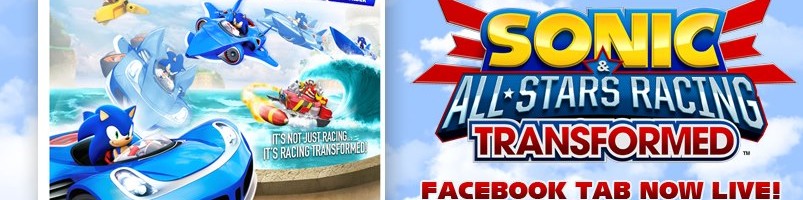 S&ASRT Facebook Tab Now Live, Why Sonic is in Vehicles REVEALED!