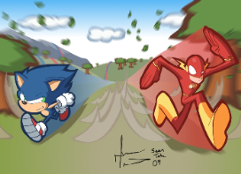 Sonic is Faster than The Flash & Deadpool