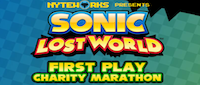 Oxford and Flynn Team Up for Sonic Lost World First Play Charity Marathon