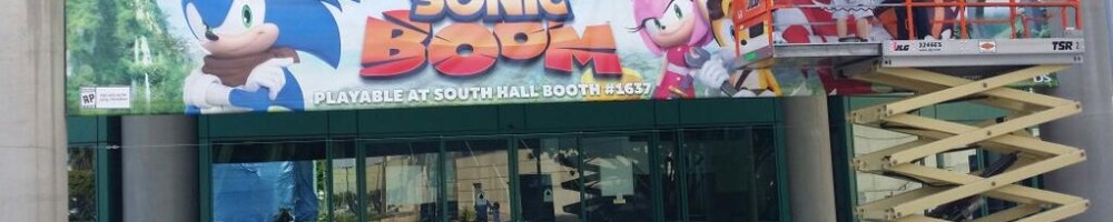 Sonic Boom Banner at E3