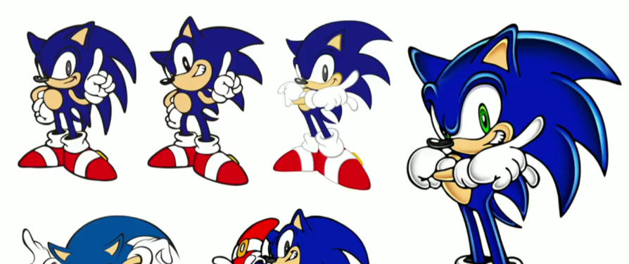 Lots of unseen concept art of Sonic and company