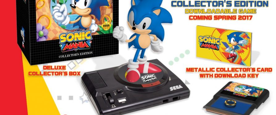 Sega Announces Sonic Mania Collectors Edition for North America