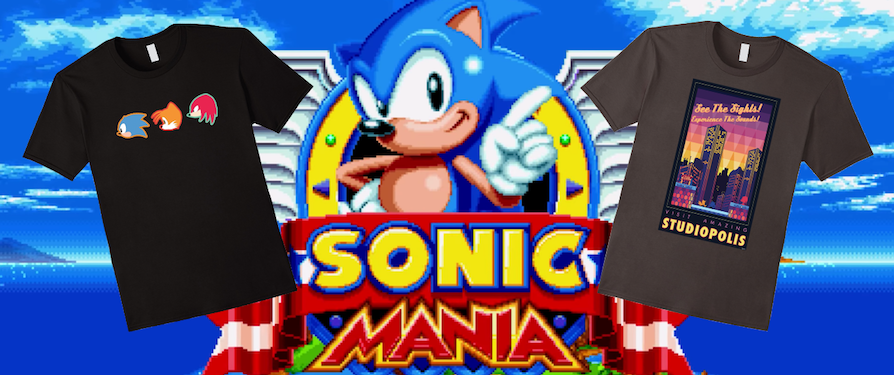 Three Weeks Remain for Limited Edition Sonic Mania T-Shirts on Amazon