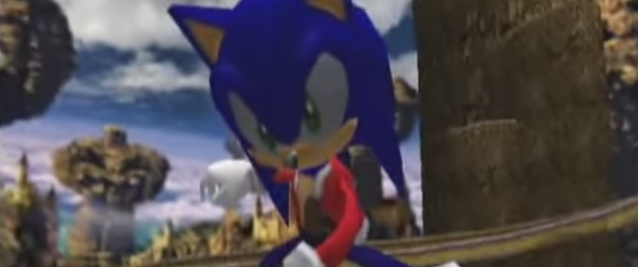 Sonic Gets Dressed Up for Christmas in Sonic Adventure 2