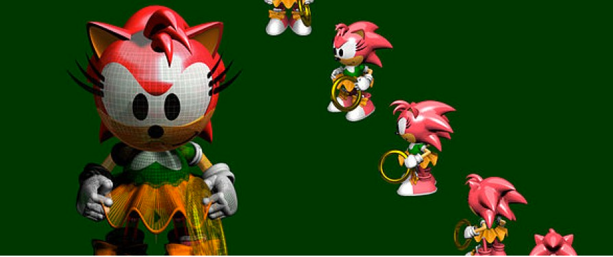 Sonic X-Treme Amy Rose Models Found