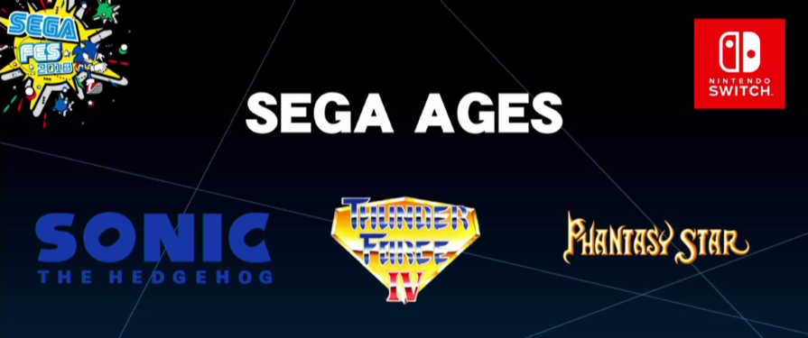 Sega Announces SEGA AGES Line of Classic Games for Switch