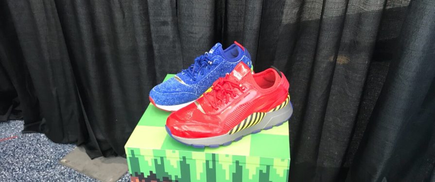 Puma Shows off its shoes in a fancy display at E3