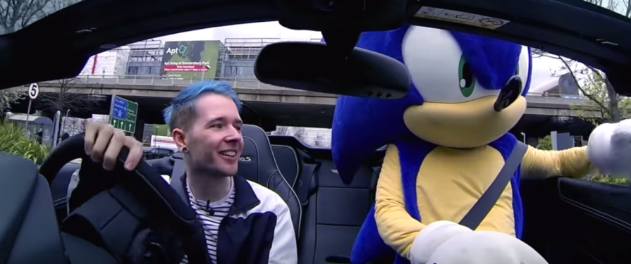 Minecraft YouTuber Drives A Car For Team Sonic Racing And Yes We’re Also Very Confused