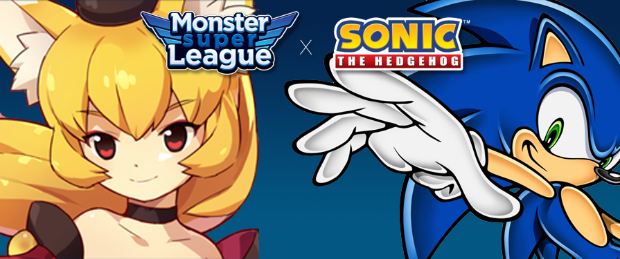 Become Sonic’s Master During Monster Super League’s Collaboration Festival
