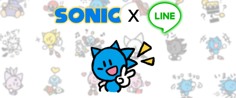 Unreasonably Cute Sonic Stickers now Available on LINE!