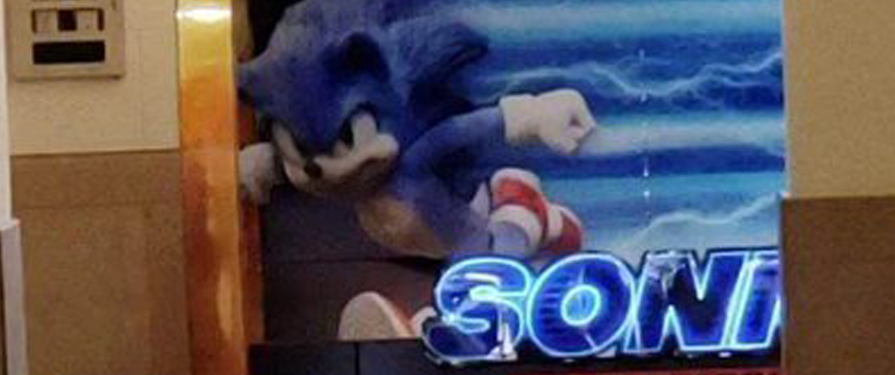 Leak: Sonic Movie Redesign Appears On Movie Billboard