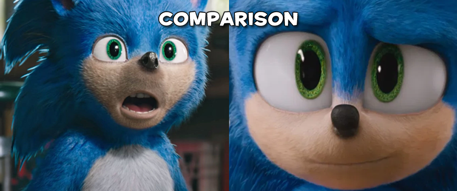 Transformation Tuesday! Check out Some Before and After Shots of the Sonic Movie