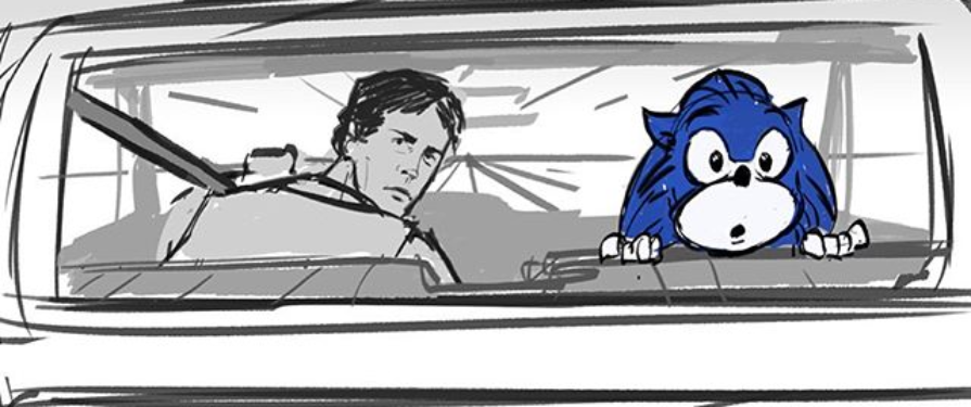 Sonic Movie Storyboards Show Off Highway Action Concepts