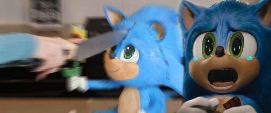 Adorable Baby Sonic Cake Gets Stabbed and Gutted