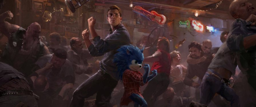 Old Sonic Movie Concept Features Unused Villain, Sonic Fighting With Chris Evans