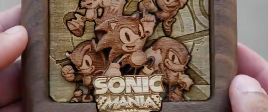 Woodwork Artist Creates a Sonic Mania Mega Drive Cartridge And Now We Really Want One