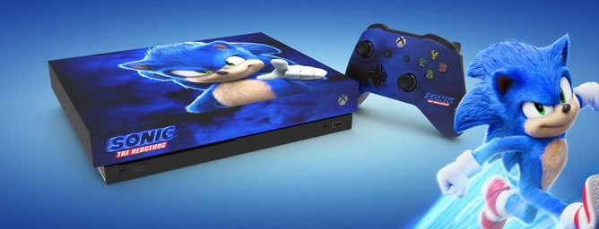 Win a Sonic Themed Xbox One X on Twitter