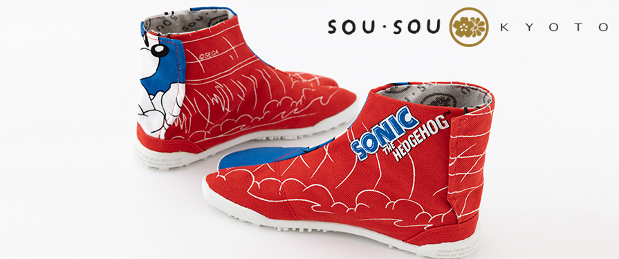 Sonic x SOU SOU Designer Tabi Shoes Available For Purchase in the US