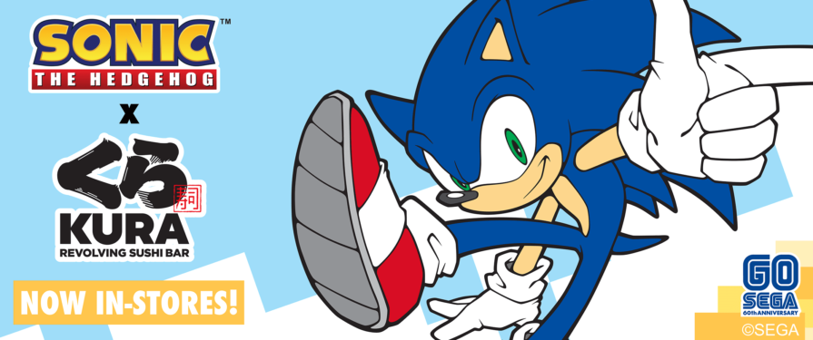 Sonic Goes For Sushi! Special Sonic x Kura Sushi Collaboration Announced for US