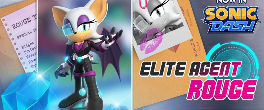 The Next Special Sonic Dash Character is Elite Agent Rouge
