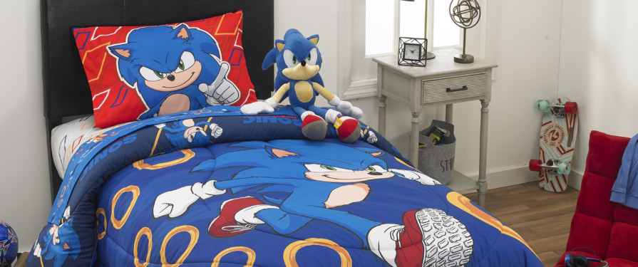 Sonic Movie Themed Bedsheet Set Available On Walmart.com