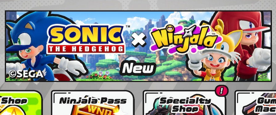Sonic x Ninjala is Live! Here’s What You Can Get and How
