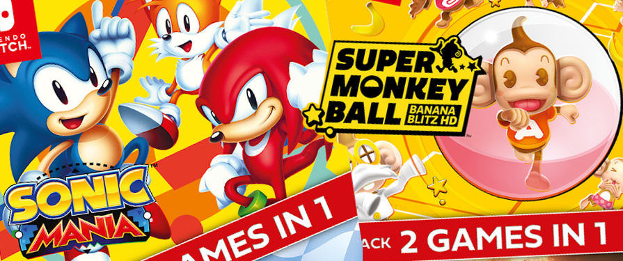 Two New Double-Packs Hit Nintendo Switch Today – Mania, Forces, Team Sonic Racing and Super Monkey Ball!