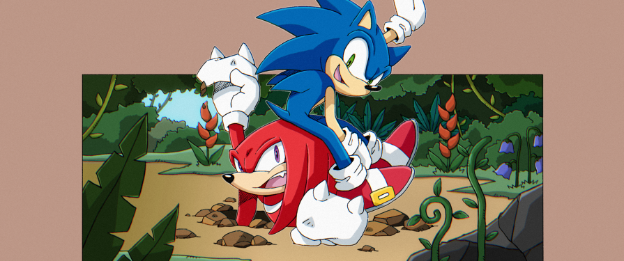 New Official Artwork for February 2021 Focuses On Sonic & Knuckles