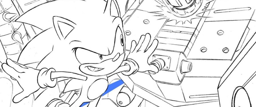 IDW Sonic #40 Solicitation and Lineart Cover Revealed [U]