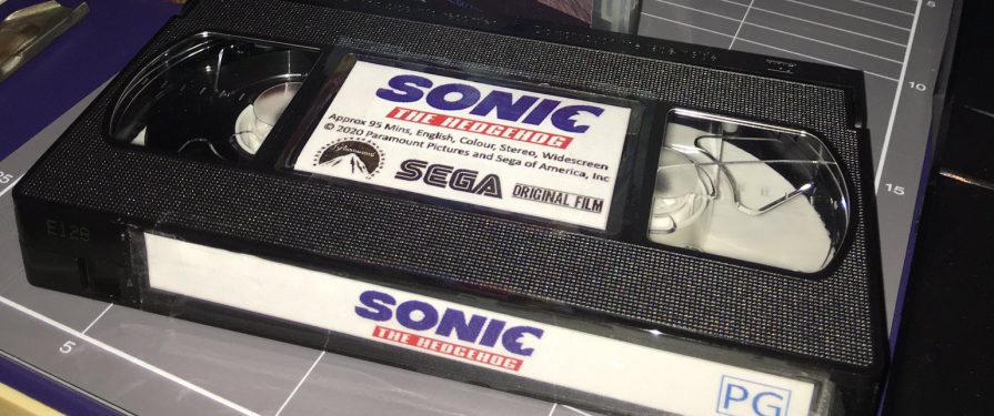 Someone Made a Working VHS Copy of the Sonic Movie and It’s Unbelievably Retro