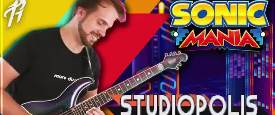 Check Out This PHENOMENAL Sonic Mania Studiopolis Zone Guitar Cover!
