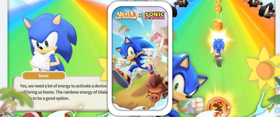 Sonic Goes Stone Age in Ulala: Idle Adventure Limited Time Event