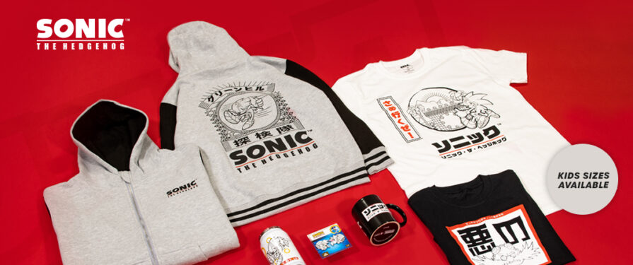 We’re In Love With This New ‘Japanese Style’ Sonic Range – Now Available at SEGA Shop UK