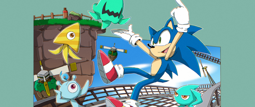 September Sonic Channel Artwork: Sonic X Wisps