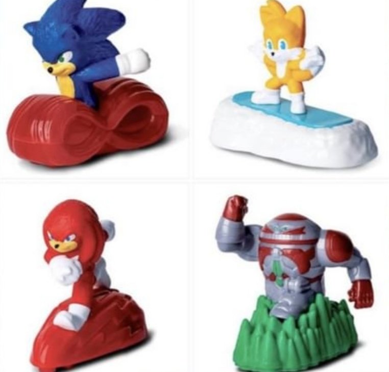 Clear Images of Sonic 2 McDonalds Toys Leaked The Sonic Stadium