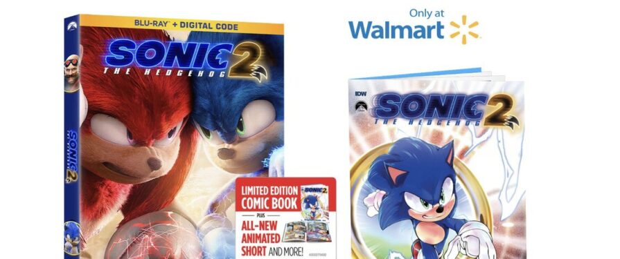 Sonic 2 Movie Getting Exclusive Walmart Bundle that Includes IDW Comic