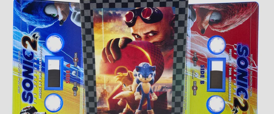 Sonic 2 Movie Soundtrack is Now Available on Cassette Tapes via Limited Printing, Sonic 1 Movie vinyl available