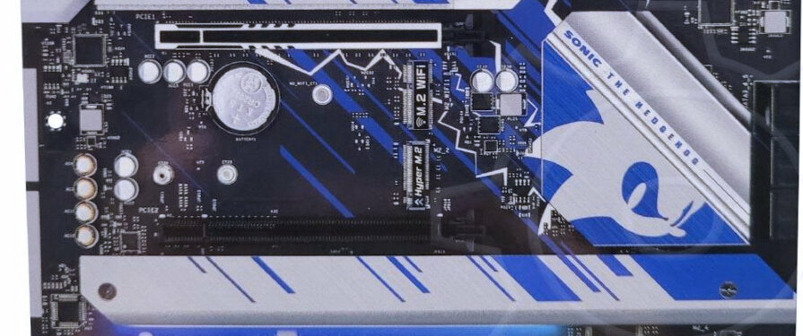 ASRock Launches Sonic the Hedgehog Themed PC Motherboard