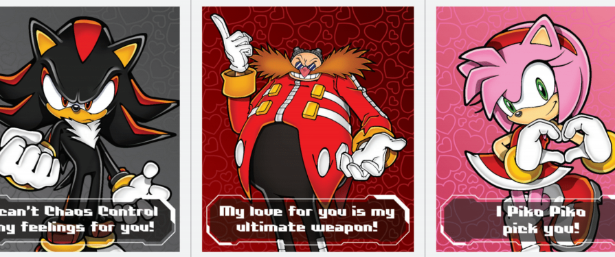 Sonic Socials: @sonic_hedgehog Shares Printable Valentines