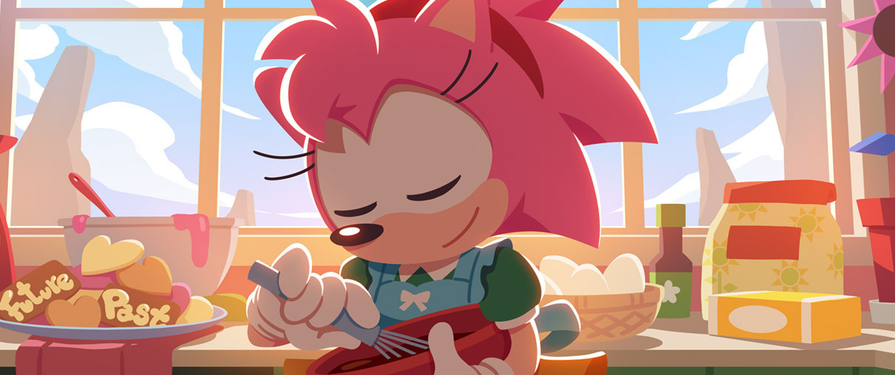 Classic Amy Gets Baking in New Sonic Pict for February 2023