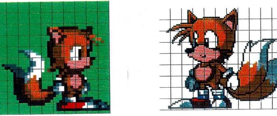Early Tails Sprite Uncovered in 1990s SEGA/DiC Design Documents