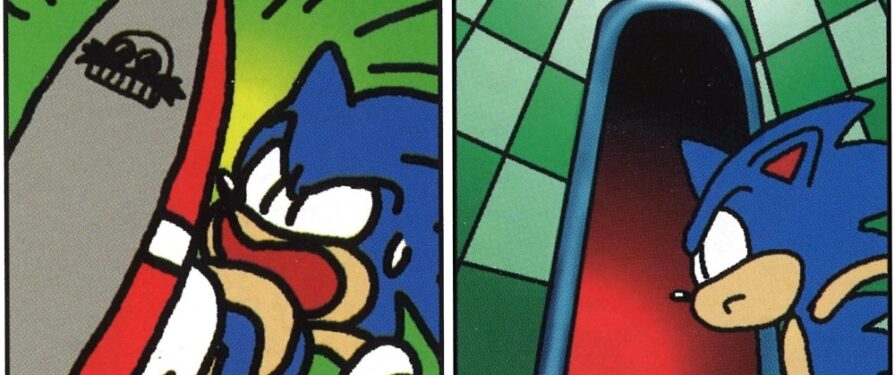 Sonic Socials: Sonic Labyrinth’s Manual Art Gets Turned into Motion Comic