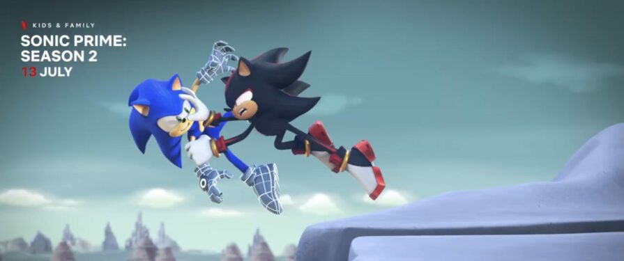 Sonic and Shadow are Fighting Again in New Sonic Prime Clip